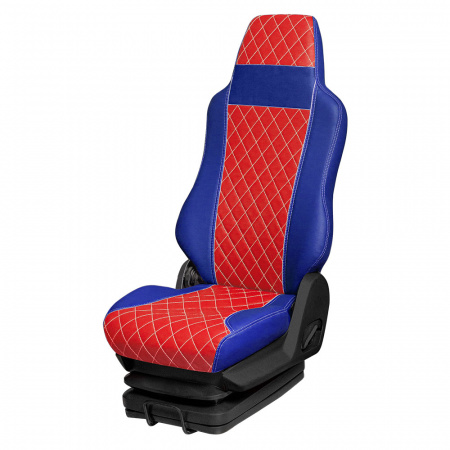 166 Чехлы Премиум DongFeng Captain-T от 2023 3-х местный (ПремиумСиний+ПремиумКрасный)